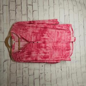 Pink Print Silky Summer Top